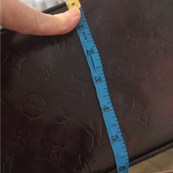 Authentic Louis Vuitton Patent Leather Bag- TH1908 & Authentic Long Wallet Set - Picture 13 of 16